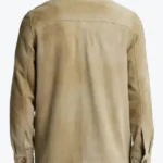 Men’s Kingsley Felt shirt Suede Jacket Back (1) - Rare Jackets