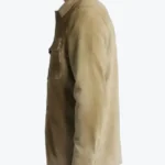 Men’s Kingsley Felt shirt Suede Jacket Side - Rare Jackets