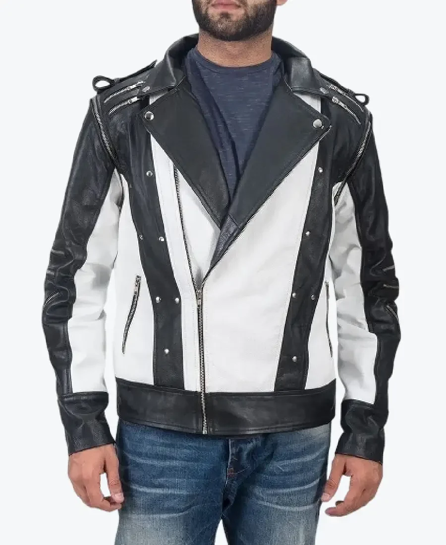 Men's Modern Design Leather Jackets Rare Jacket