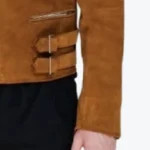 Men’s Moto Suede Leather Biker Jacket Sleeves Rare Jacket