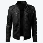 Men's Retro Black Leather Jackets Rare Jacket