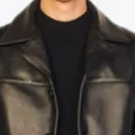 Men’s Sebastian Leather Jacket Collar Rare Jacket