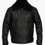 Mens Sheepskin Bomber Leather Jackets Rare Jacket