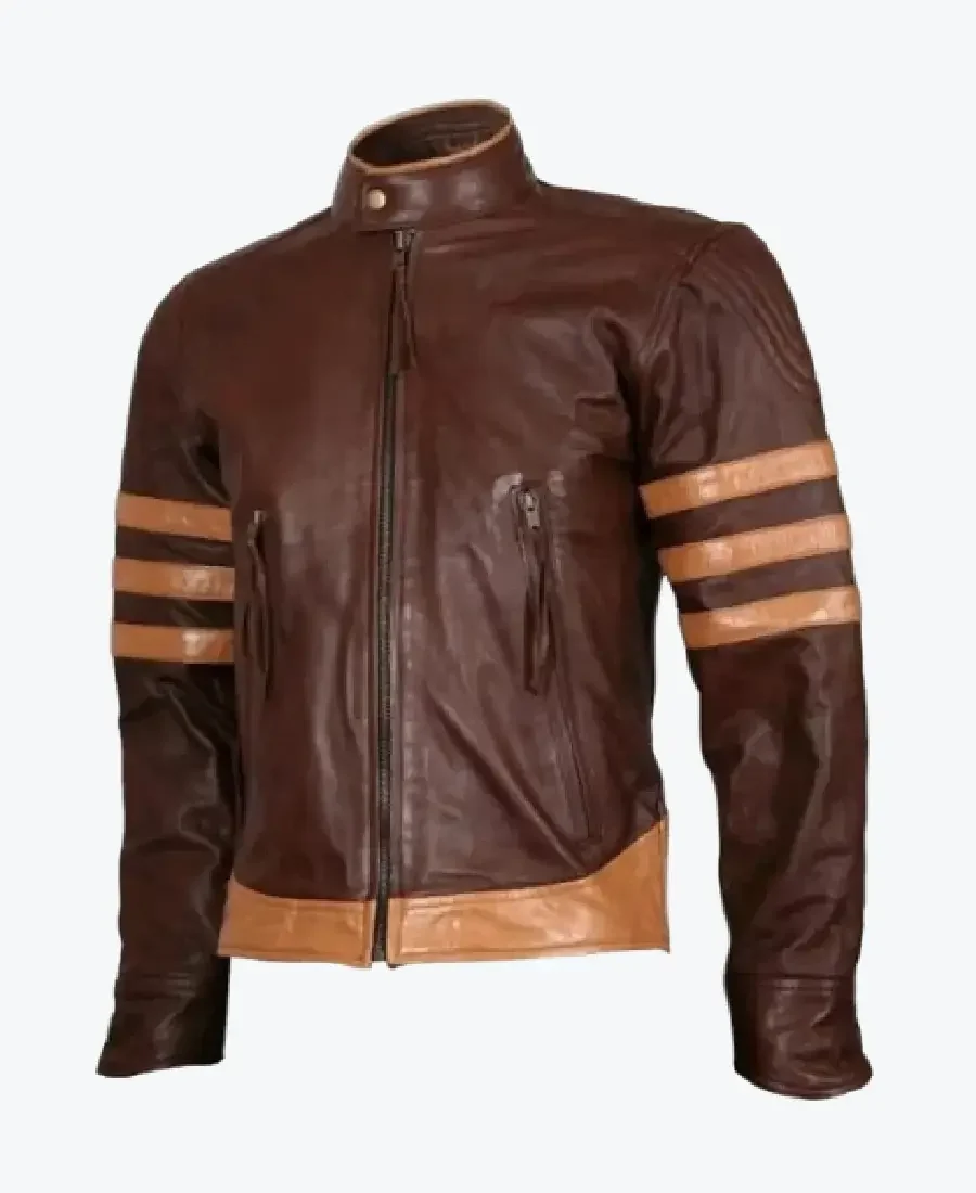 Men’s Tan Brown Distressed Leather Jackets Rare Jacket