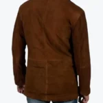 Men's Taylor Brown Suede Leather Coat Back\ - Rare Jackets