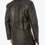 Men’s Vintage Brown Leather Jacket Back - Rare Jackets