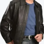 Men’s Vintage Classic Black Leather Jackets Rare Jacket