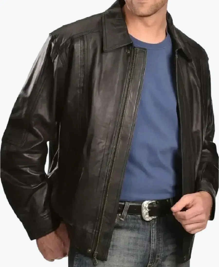 Men’s Vintage Classic Black Leather Jackets Rare Jacket