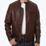 Men’s Vintage Dark Brown Leather Jackets Rare Jacket