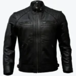 Men's Vintage Motorcycle Black Distressed Leather Jackets Men's Vintage Motorcycle Black Distressed Leather Jackets Rare Jacket