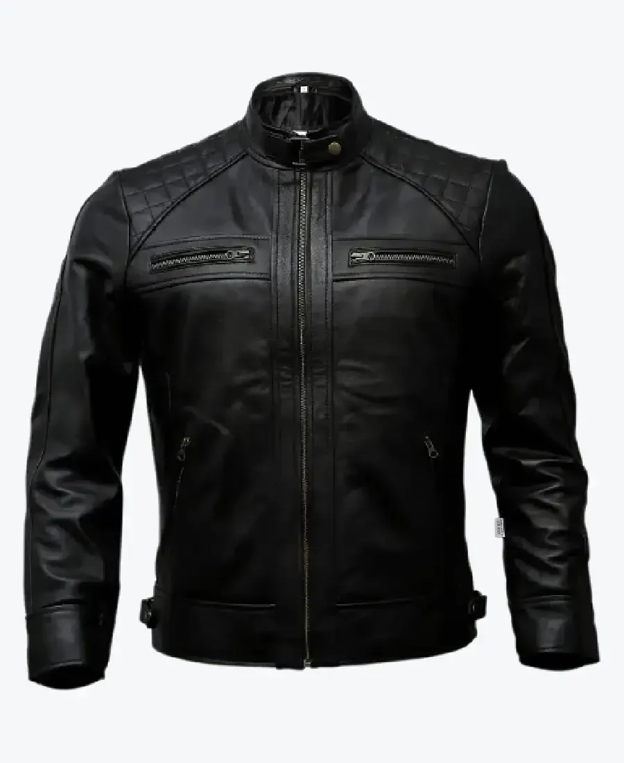 Men's Vintage Motorcycle Black Distressed Leather Jackets Men's Vintage Motorcycle Black Distressed Leather Jackets Rare Jacket