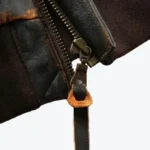 Men’s Washed Goatskin A2 Flight Jacket Zipped