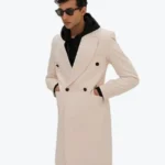 Men’s White Winter Long Coats Rare Jacket