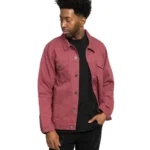 Mens World Tour City Patch Pink Denim Jacket - Rare Jackets
