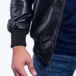 Michael Classic Black Bomber Jacket Sleeves Rare Jacket