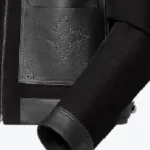 Monogram Mix Leather Workwear Blouson Sleeves Rare Jacket