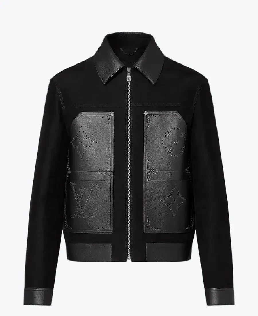 Monogram Mix Leather Workwear Blousons Rare Jacket