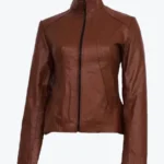 Moras Women’s Brown Leather Jackets Rare Jacket