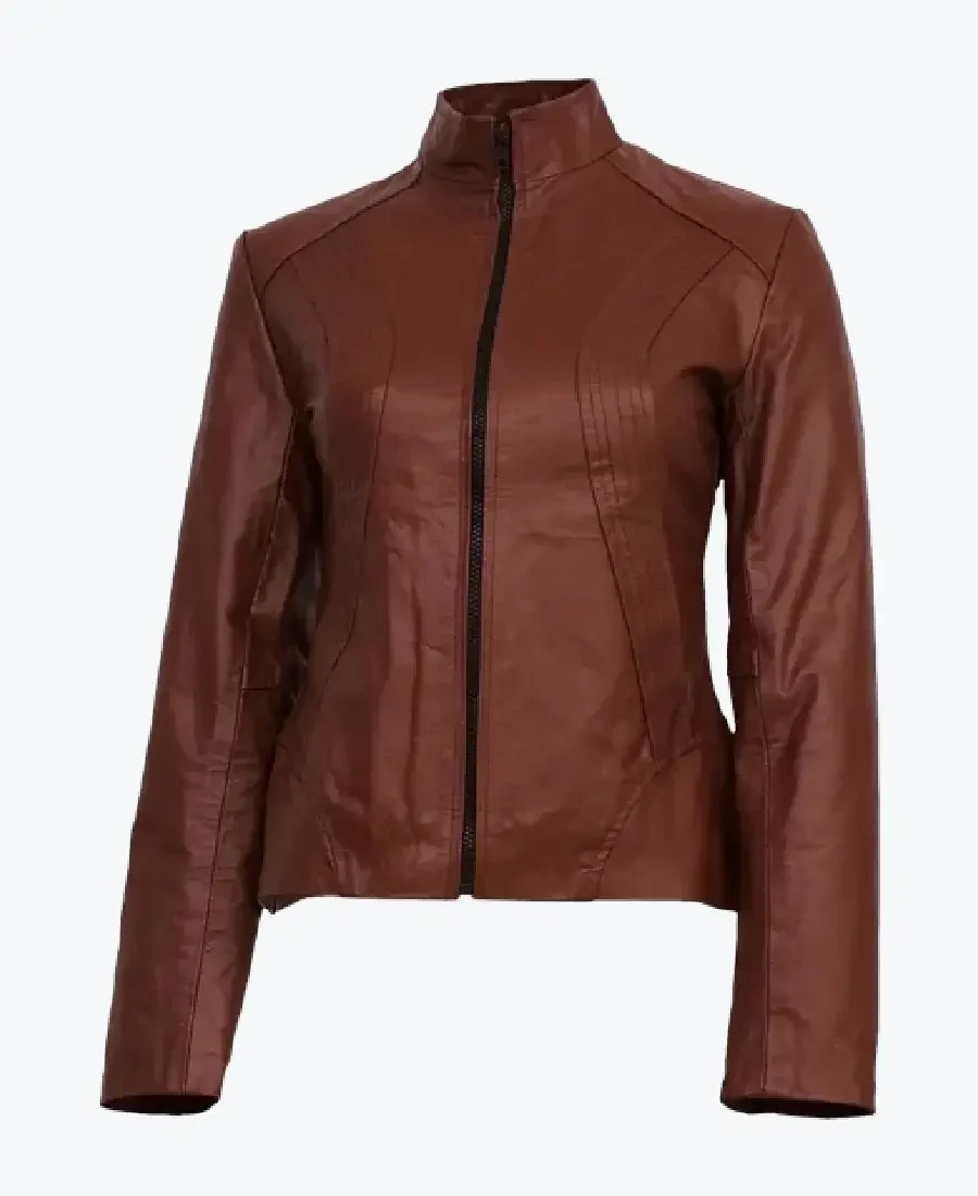 Moras Women’s Brown Leather Jackets Rare Jacket