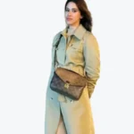 Women's Cia Nude Trench Coat Side - Rare Jackets