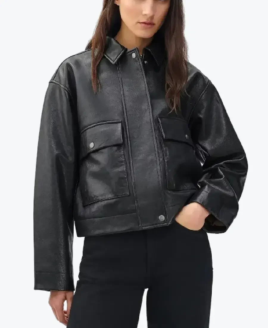 Nonie Lambskin Leather Jackets Rare Jacket