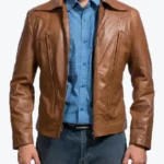 Old School Brown Leather Jackets Rare Jacket