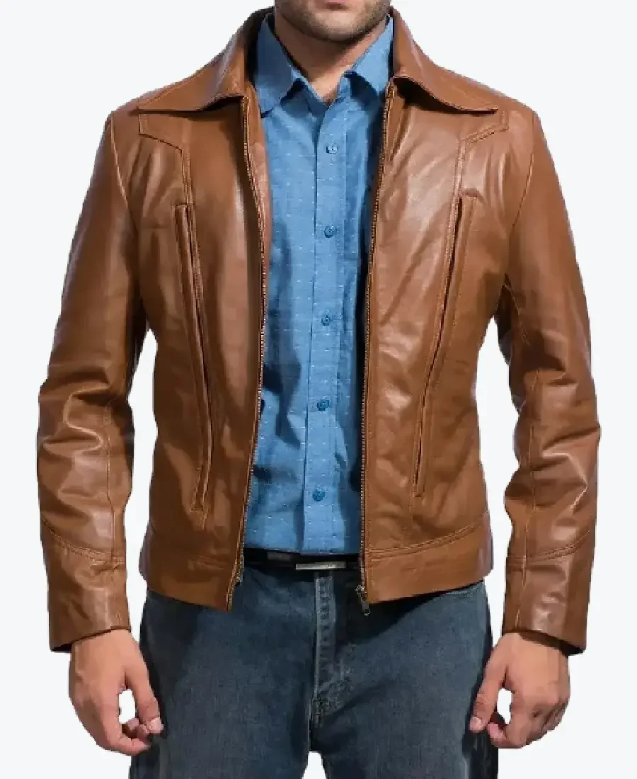 Old School Brown Leather Jackets Rare Jacket