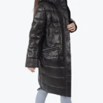 Parilis Puffer Leather Jacket - Rare Jackets