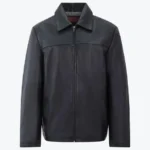 Retro Leather Jacket Henry Black