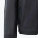 Retro Leather Jacket Henry Black Sleeves