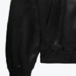 Saint Laurent Black Leather Jacket Sleeves Rare Jacket