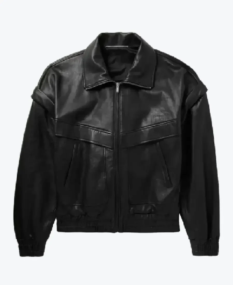 Saint Laurent Black Leather Jackets Rare Jacket
