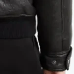 SL Blouson Black Leather Jacket Sleeves - Rare Jackets