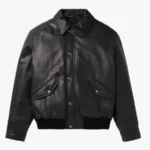 SL Blouson Black Leather Jacket - Rare Jackets