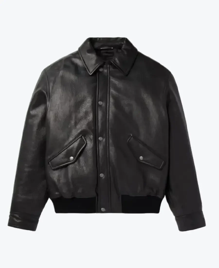 SL Blouson Black Leather Jacket - Rare Jackets