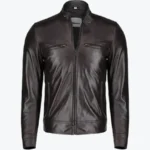 Samuels Men’s Stylish Coffee Brown Leather Jacket Rare Jacket