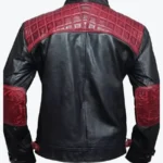 Shop THe Mens Quilted Black And Maroon Jacket Rare Jacket