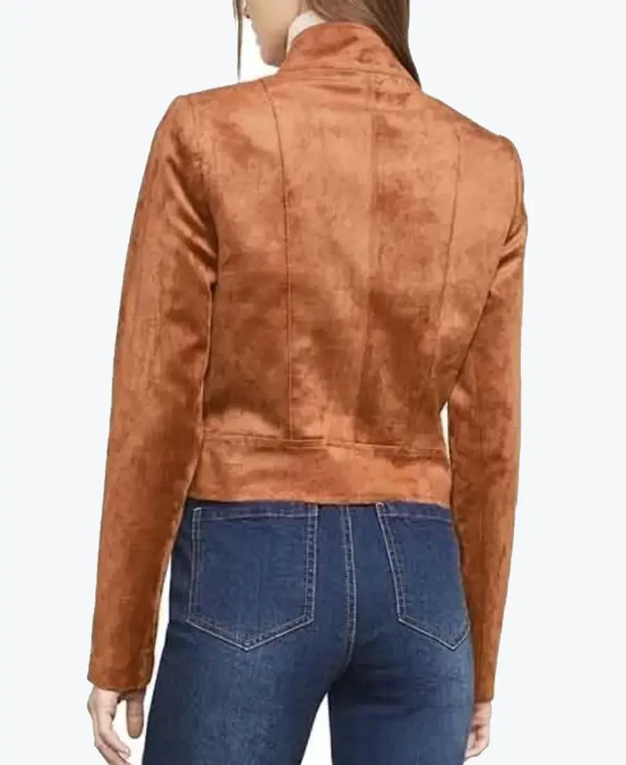 Shop THe Women Brown Suede Leather Jacket Women Brown Suede Leather Jacket - Rare Jackets