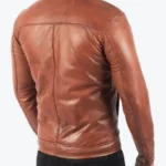 Shop The Andrew Men’s Vintage Brown Leather Jacket