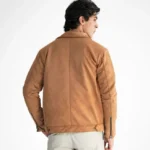 Men's Garde Brown Suede Leather Jacket - Image 10