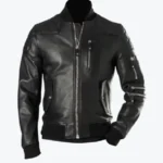 Shop The Black Leather Bomber Jacket - Rare Jackets