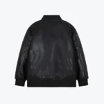 Shop The Bomber Black Faux Leather Jackets