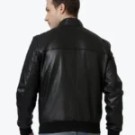 Shop The Bomber Leather Jacket Jack Black