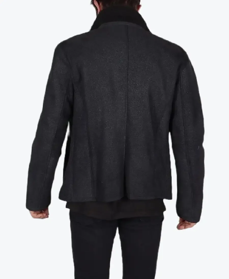 Shop The Bourne Grey leather Jacket