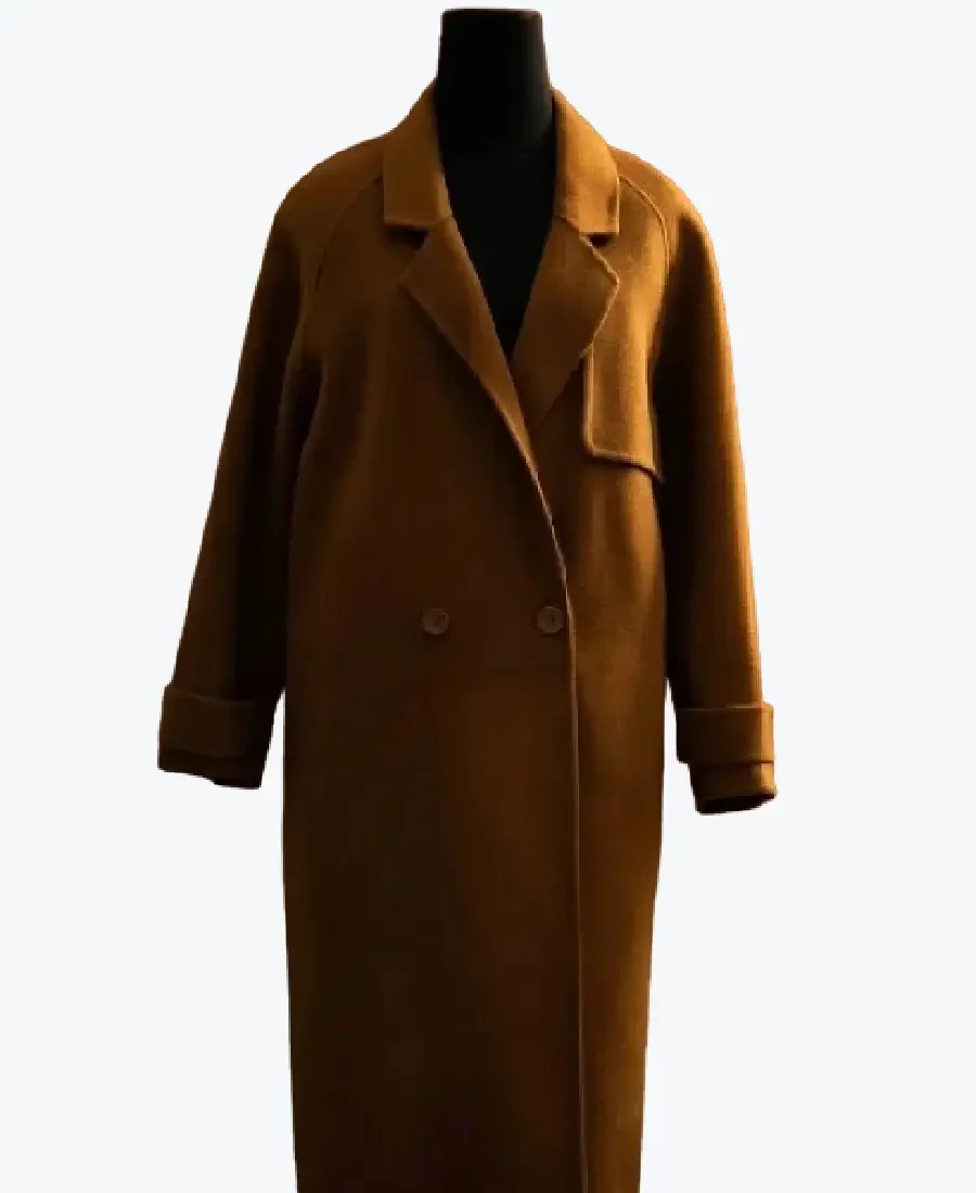 Shop The Brwon2 Lapel Neck Long Coat - Rare Jackets