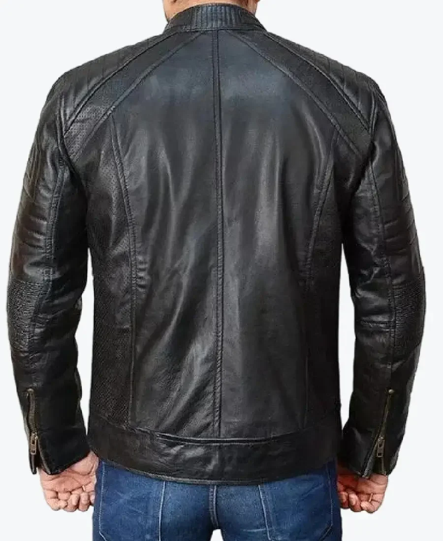 Shop The Cafe Racer Lambskin Leather Jackets Rare Jacket