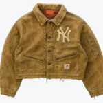 Shop The DDF Distressed Wooden Cotton Jacket - Rare Jackets