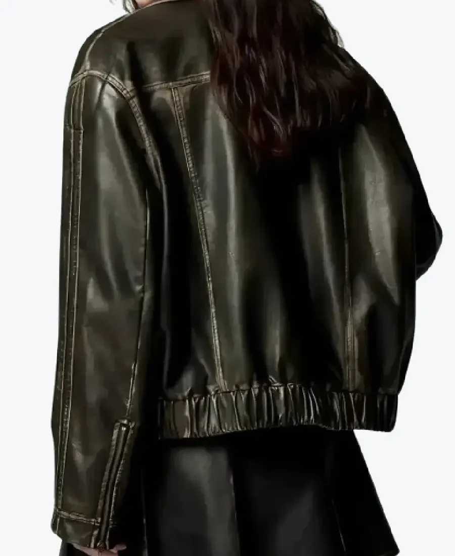 Shop The Diddi Moda Bow Leather Jackets Rare Jacket