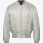 Shop The Dior Oblique Gray Bomber Jacket - Rare Jackets