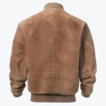 Shop The Donald Men’s Brown MA-1 Bomber Suede Jacket - Rare Jackets